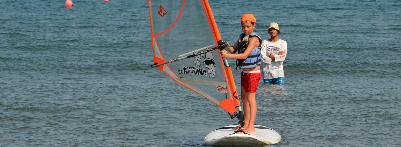 When you see wind sets ripples on the water, fun is about to start.